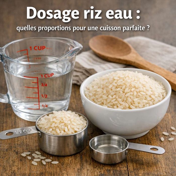 Dosage riz eau : guide simple pour réussir chaque cuisson