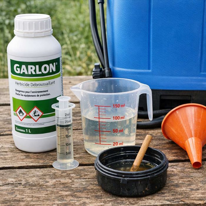 Dosage Garlon : quelles proportions respecter ? Guide pratique