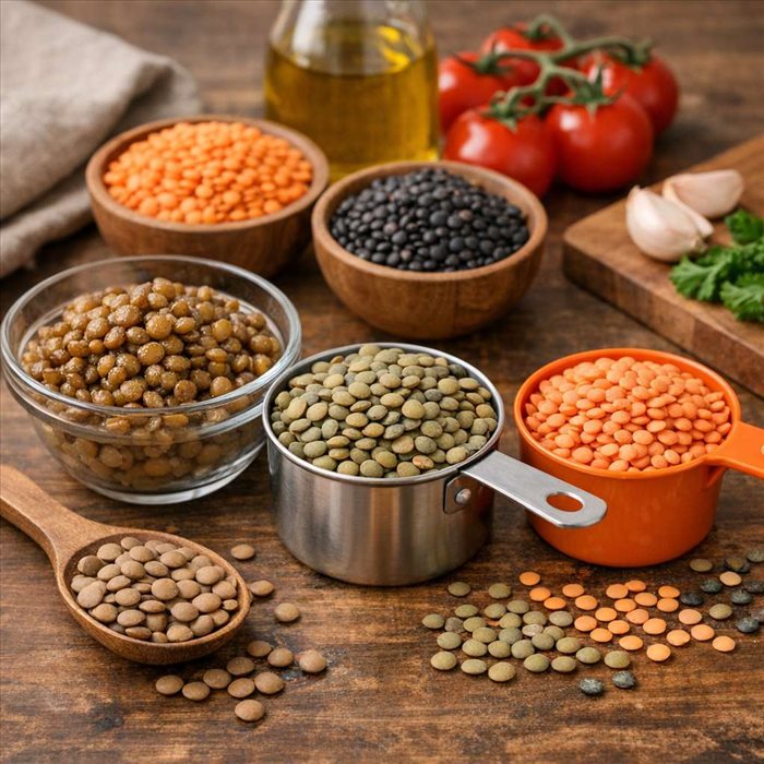 Dosage lentilles : quelles quantités prévoir pour un repas équilibré ?