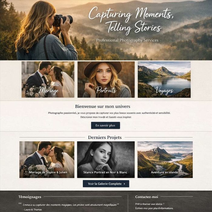 Site WordPress de photographe : conseils utiles et SEO