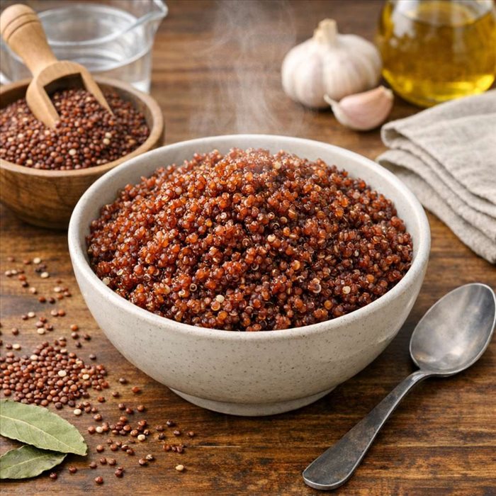 Cuire le quinoa rouge sans amertume : méthode simple et rapide