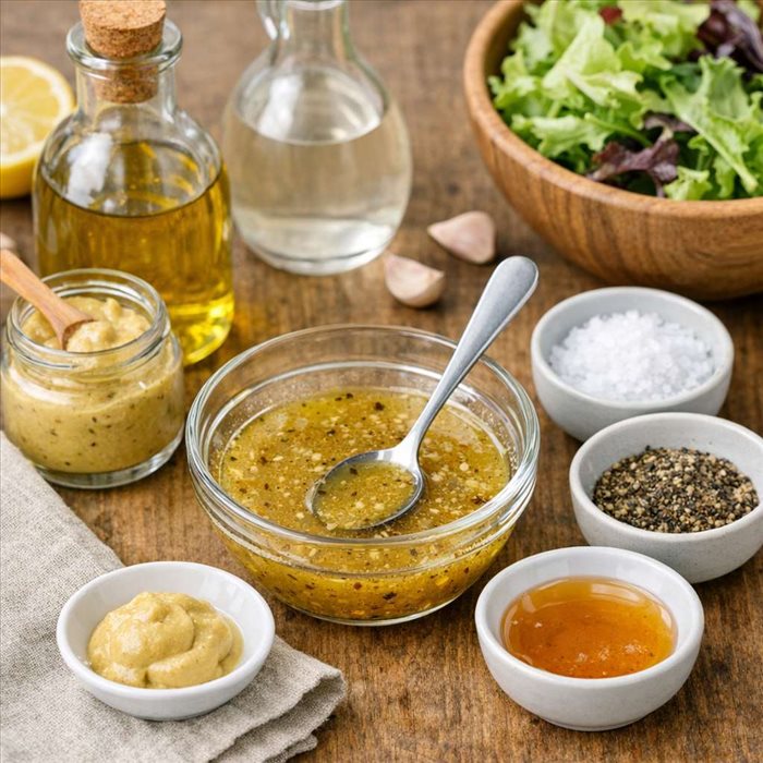 Dosage vinaigrette : les bonnes proportions pour une recette équilibrée