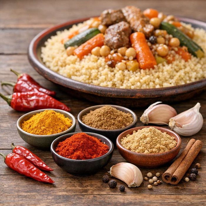 Dosage épices couscous : les bonnes proportions à connaître
