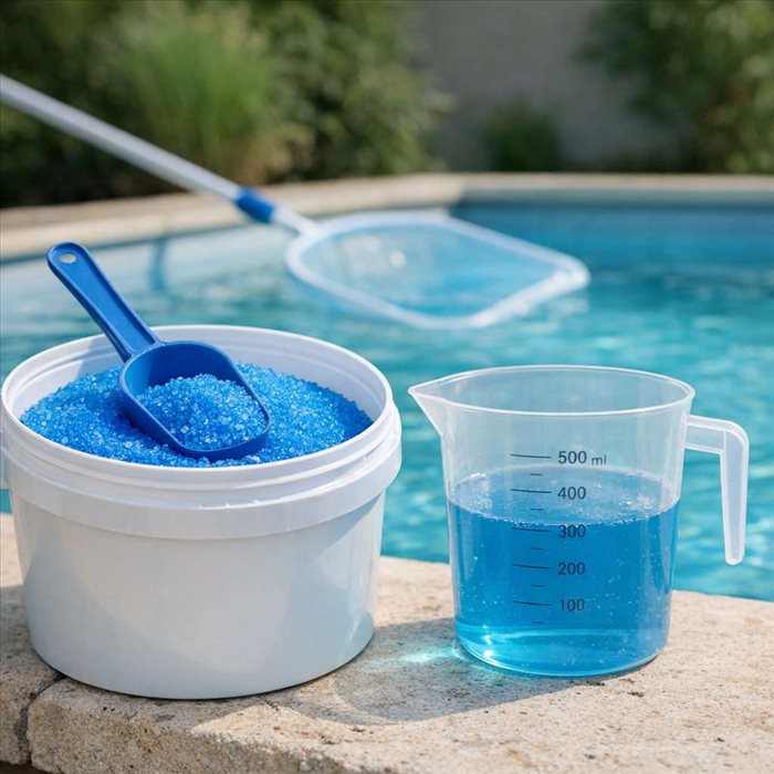 Dosage sulfate de cuivre piscine : bonnes proportions et erreurs à éviter
