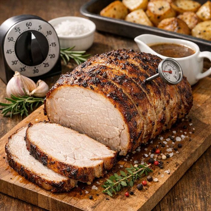 Temps de cuisson rôti de porc au four : guide complet et rapide